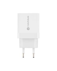 Зарядний пристрій Make (2USB) 0 2.4A 12W Білий (White)
