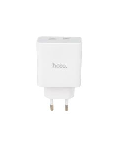 Зарядний пристрій Hoco C108A Leader PD35W Dual Port (1USB-C) Білий (White)