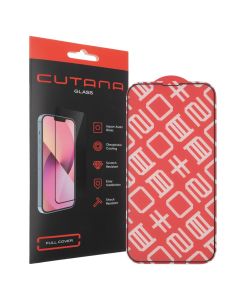 Захисне скло для iPhone 13/13 Pro/14 Cutana Envelop 2.5D Full Cover Чорне (Black)