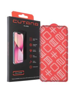 Захисне скло для iPhone 13/13 Pro/14 Cutana New Brand Box Чорне (Black)
