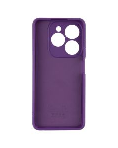Чохол накладка для TECNO Spark 20/20C/GO 2024/POP 8/Infinix Hot 40i/Hot 40i Silicone Case Фіолетова (Purple)