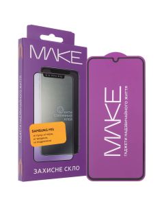 Захисне скло для Samsung M15 MakeFuture Чорне (Black)