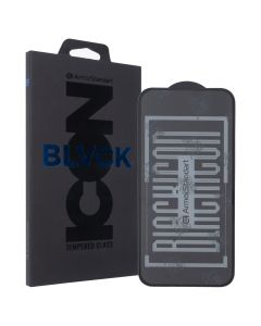Захисне скло для iPhone 14 Pro Max  ArmorStandart Space Black Icon Чорне (Black)