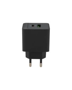 Зарядное устройство Borofone BAS14A (1USB+1USB-C) 20W Черный