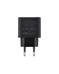 Зарядний пристрій Borofone BAS14A (1USB+1USB-C) 20W + кабель Type-C Чорний (Black)