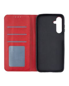 Чехол-кейс для Samsung A25 DM Book Case Leather Красный (Black)
