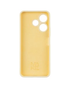 Чохол накладка для Xiaomi Redmi 13 Silicone MakeFuture Рожева (Sandy Gold)