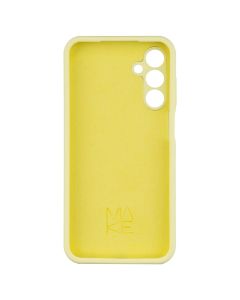 Чохол накладка для Samsung A15 Silicone MakeFuture Жовта (Yellow)