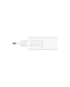 Зарядний пристрій XO L128 GaN (1USB) 120W + кабель Type-C Білий (White)
