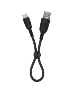 USB кабель XO NB247 6A 0.25м Type-C Чорний (Black)