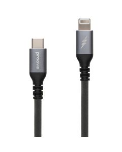 USB кабель Proove ReGen Type-C to Lightning 27W 2м Чорний (Black)