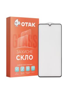 Защитное стекло для ZTE Blade V50 Vitat 3D Черное (Black)