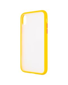 Матовый чехол-накладка для iPhone Xr Matte Skin Affinity Желтый (Yellow)