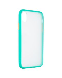 Матовый чехол-накладка для iPhone Xr Matte Skin Affinity Зеленый (светло-зеленый)
