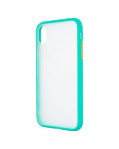 Матовый чехол-накладка для iPhone Xr Matte Skin Affinity Зеленый (светло-зеленый)