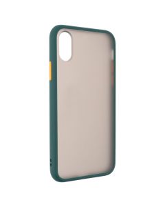 Чохол накладка для iPhone Xs Matte Skin Affinity Зелена (Dark Green)