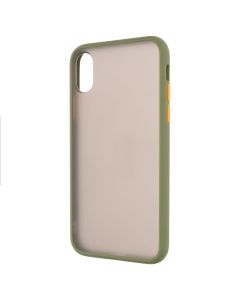 Чохол накладка для iPhone Xs Matte Skin Affinity Зелена (Green)