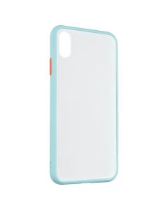 Чехол-накладка для iPhone XS MAX Matte Skin Affinity Синий (Blue)