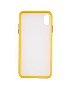Чехол накладка для iPhone XS MAX Matte Skin Affinity Жёлтый (Yellow)