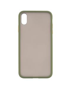 Чехол накладка для iPhone XS MAX Matte Skin Affinity Зелёный (Green)