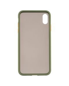 Чехол накладка для iPhone XS MAX Matte Skin Affinity Зелёный (Green)