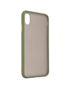 Чехол накладка для iPhone XS MAX Matte Skin Affinity Зелёный (Green)