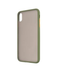 Чехол накладка для iPhone XS MAX Matte Skin Affinity Зелёный (Green)