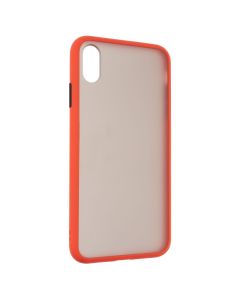 Чехол накладка для iPhone XS Max Matte Skin Affinity Красный (Red)