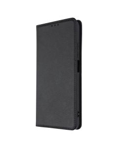 Чохол кейс для Realme C67 Leather Fold Чорний (Black)