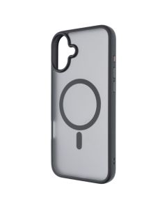 Чехол накладка для iPhone 16 Plus WAVE Matte Insane MagSafe Черный (Black)