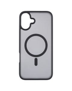 Чохол накладка для iPhone 16 WAVE Matte Insane MagSafe Чорна (Black)