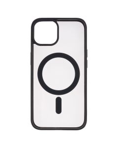 Чохол накладка для iPhone 13 DM Translucent Color MagSafe Чорна (Black)