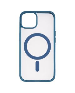 Чохол-накладка для iPhone 13 DM Translucent Color MagSafe Синя (Blue)