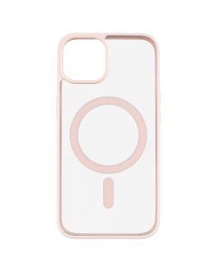 Чохол накладка для iPhone 13 DM Translucent Color MagSafe Рожева (Pink)
