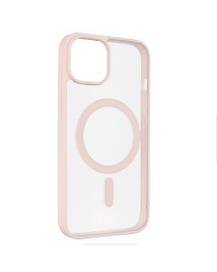 Чохол накладка для iPhone 13 DM Translucent Color MagSafe Рожева (Pink)