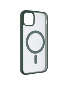 Чохол накладка для iPhone 11 DM Frosted Acrylic MagSafe Зелена (Dark Green)