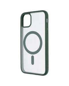 Чохол накладка для iPhone 11 DM Frosted Acrylic MagSafe Зелена (Dark Green)