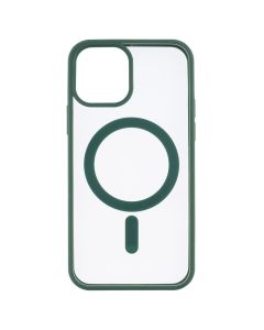 Чохол накладка для iPhone 12 DM Frosted Acrylic MagSafe Зелена (Dark Green)