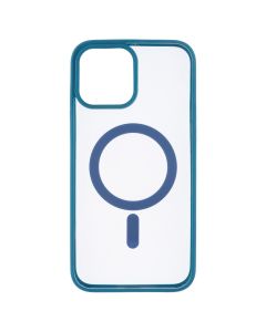 Чехол накладка для iPhone 13 Pro Max DM Frosted Acrylic MagSafe Синий (Navy Blue)