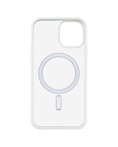 Чехол накладка для iPhone 13 Pro DM Frosted Acrylic MagSafe Белый (White)