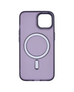 Чохол накладка для iPhone 14 DM Translucent Color MagSafe Фіолетова (Deep Purple)