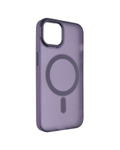 Чохол накладка для iPhone 14 DM Translucent Color MagSafe Фіолетова (Deep Purple)