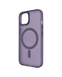 Чохол накладка для iPhone 14 DM Translucent Color MagSafe Фіолетова (Deep Purple)