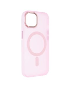 Чохол накладка для iPhone 15 DM Translucent Color MagSafe Рожева (Pink)