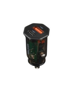 Автомобільний зарядний пристрій Walker WCR-61 PD 310W/QC3.0 24W Прозорий (Transparent)