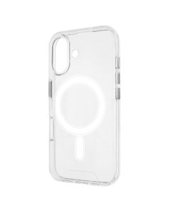 Чохол накладка для iPhone 16 TPU Space MagSafe Прозора (Transparent)