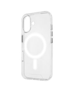 Чехол накладка для iPhone 16 Plus TPU Space MagSafe Прозрачный