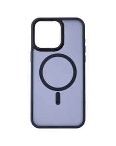 Чохол накладка для iPhone 15 Pro Max TPU+PC Metal Buttons with MagSafe Colorful Синя (Blue)