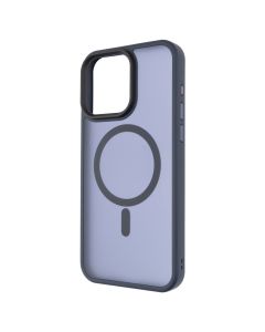 Чохол накладка для iPhone 15 Pro Max TPU+PC Metal Buttons with MagSafe Colorful Синя (Blue)