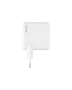Зарядное устройство Hoco C115A GaN (1USB+2USB-C) 65W Белый